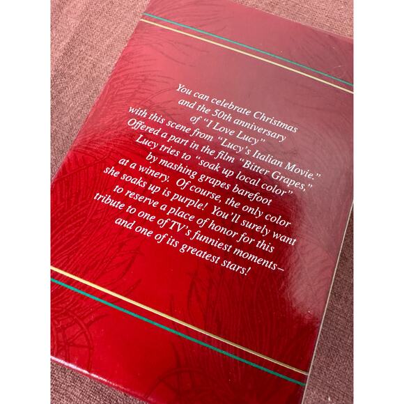 Carlton Cards VTG I love Lucy Havin A Stompin Good Time Christmas Ornament - Picture 5 of 6